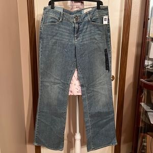 NWT Womens Gap Low Rise Curvy Boot Cut Size 14R Jeans